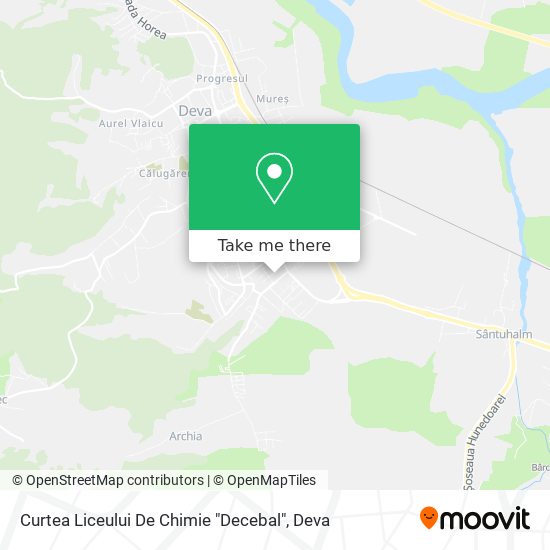 Curtea Liceului De Chimie "Decebal" map