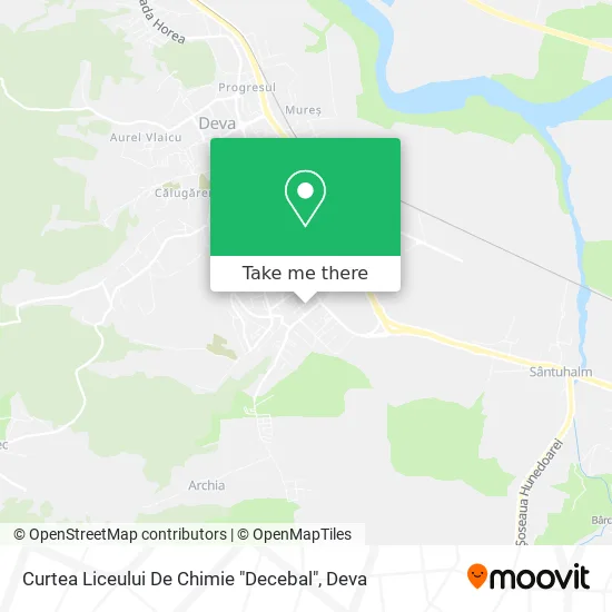 Curtea Liceului De Chimie "Decebal" map