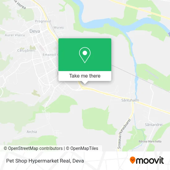 Pet Shop Hypermarket Real map