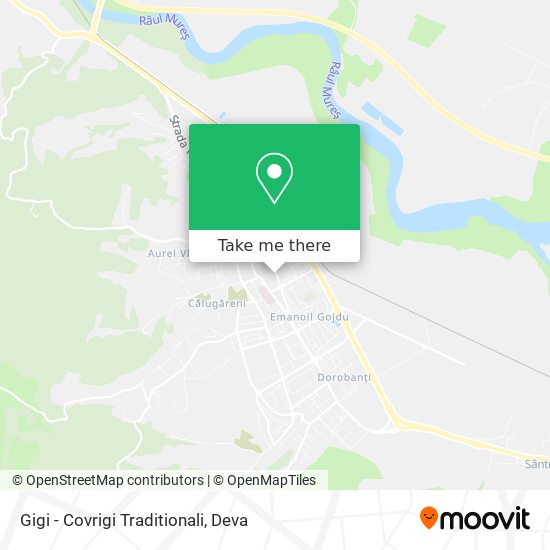 Gigi - Covrigi Traditionali map