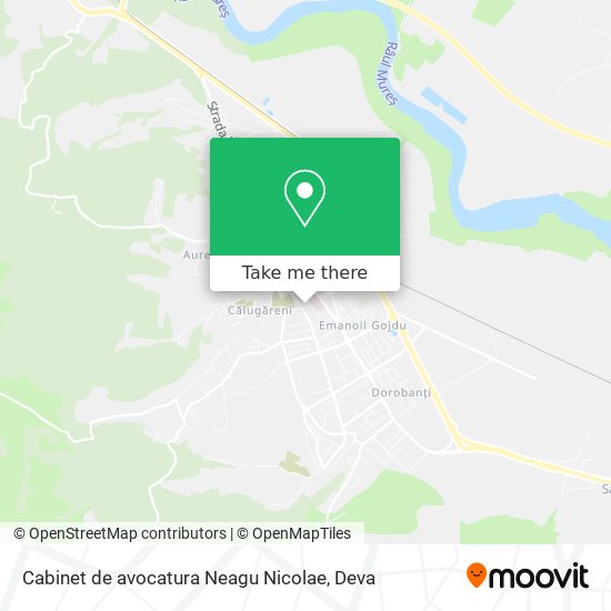 Cabinet de avocatura Neagu Nicolae map