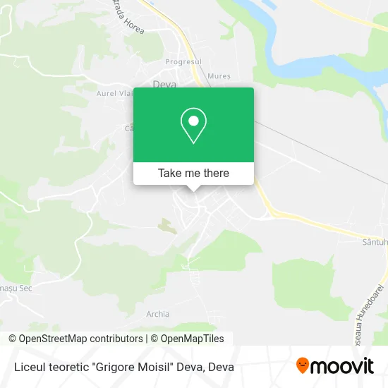 Liceul teoretic ''Grigore Moisil'' Deva map