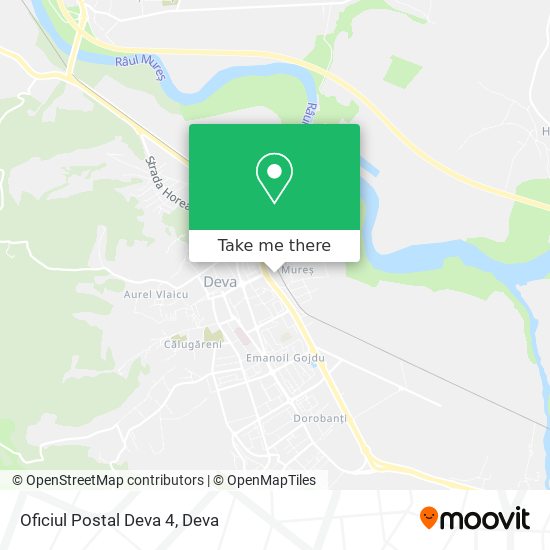 Oficiul Postal Deva 4 map
