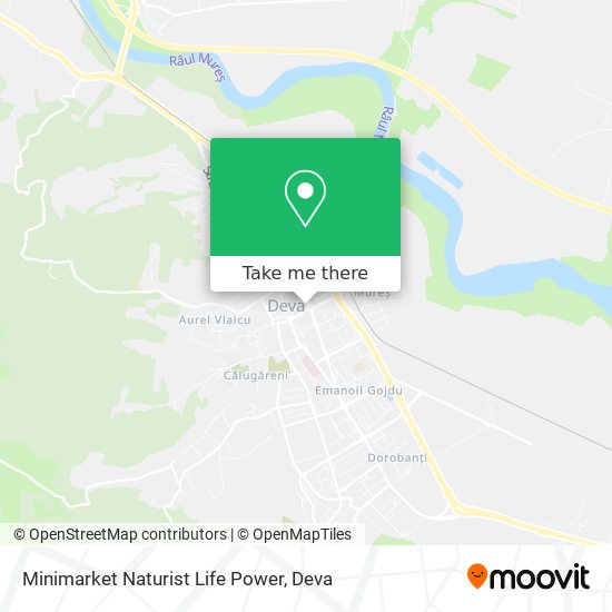 Minimarket Naturist Life Power map