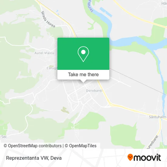 Reprezentanta VW map