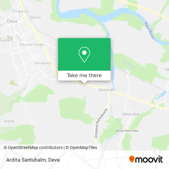 Ardita Santuhalm map