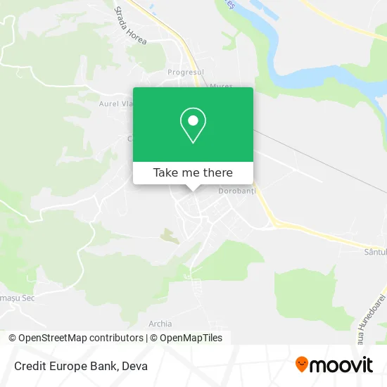 Credit Europe Bank map