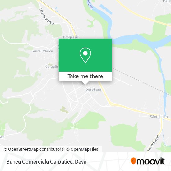 Banca Comercială Carpatică map