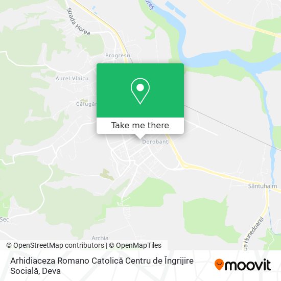 Arhidiaceza Romano Catolică Centru de Îngrijire Socială map