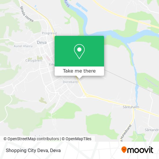 Shopping City Deva map