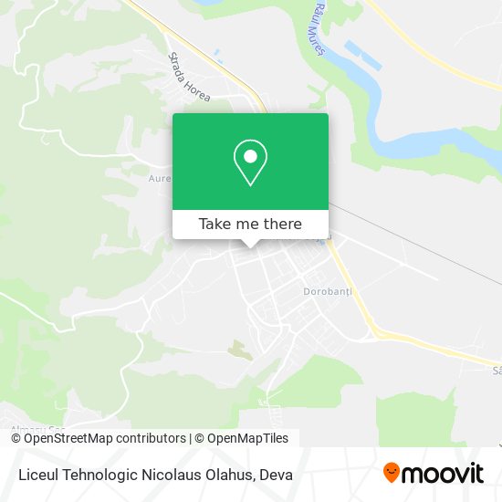 Liceul Tehnologic Nicolaus Olahus map