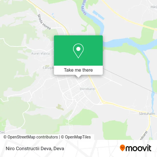 Niro Constructii Deva map