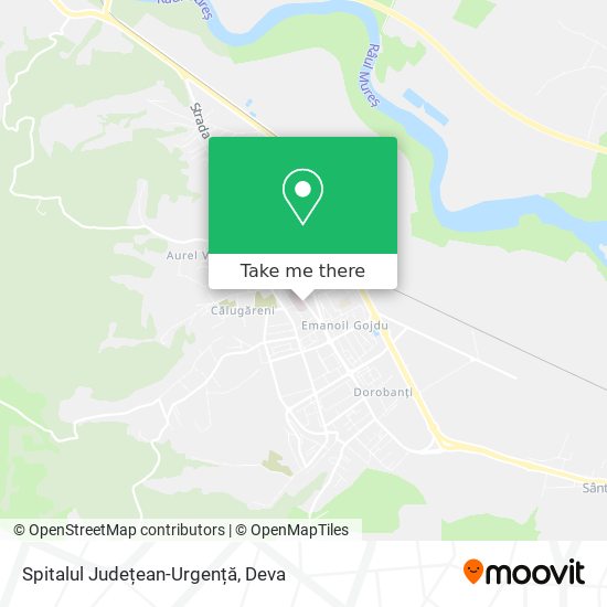 Spitalul Județean-Urgență map