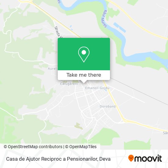 Casa de Ajutor Reciproc a Pensionarilor map