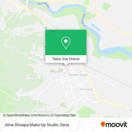 Alina Stioapa Make-Up Studio map