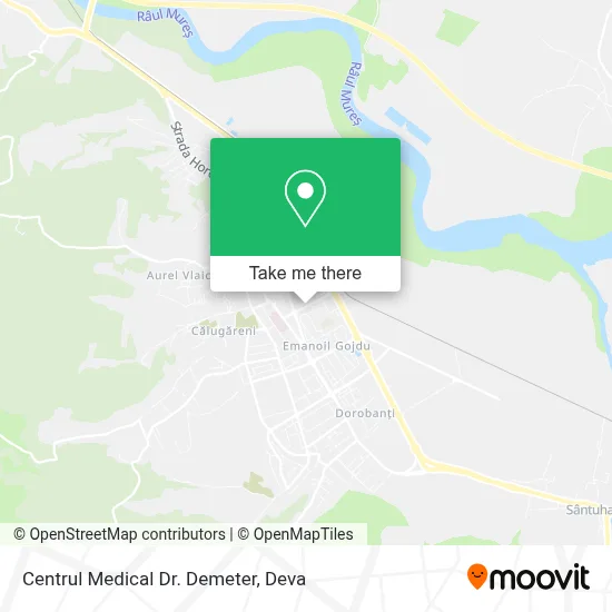 Centrul Medical Dr. Demeter map