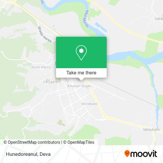 Hunedoreanul map