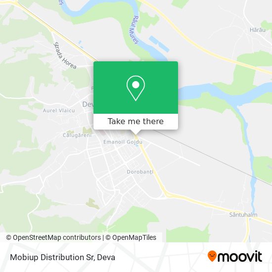 Mobiup Distribution Sr map