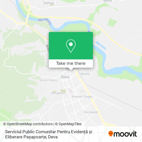 Serviciul Public Comunitar Pentru Evidență și Eliberare Pașapoarte map