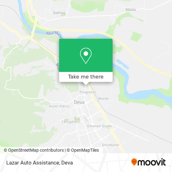Lazar Auto Assistance map