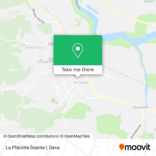 La Plăcinte Înainte ! map