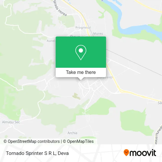 Tornado Sprinter S R L map