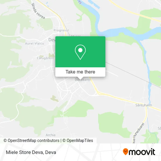 Miele Store Deva map