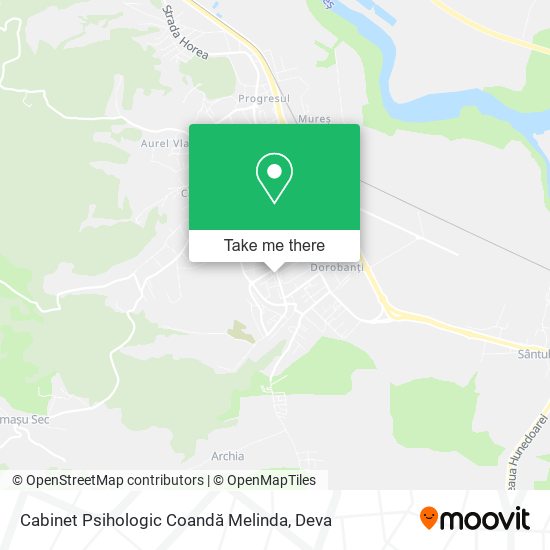Cabinet Psihologic Coandă Melinda map