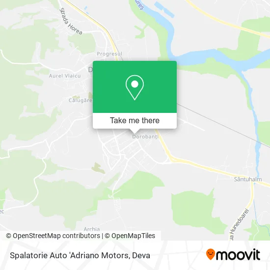Spalatorie Auto 'Adriano Motors map