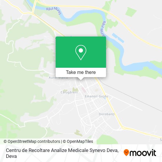 Centru de Recoltare Analize Medicale Synevo Deva map