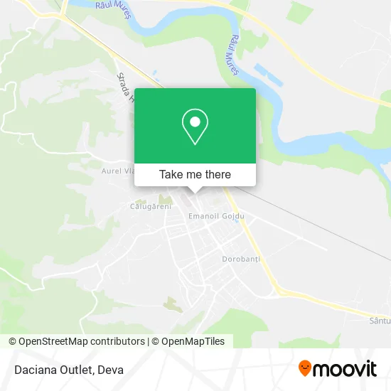 Daciana Outlet map
