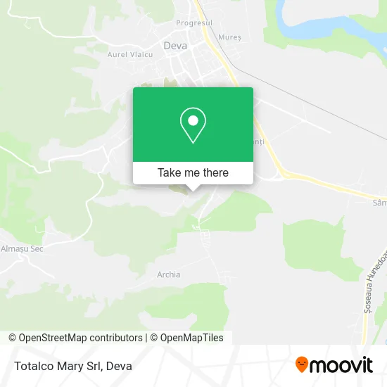 Totalco Mary Srl map