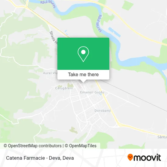 Catena Farmacie - Deva map