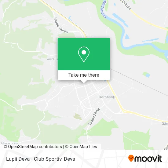 Lupii Deva - Club Sportiv map