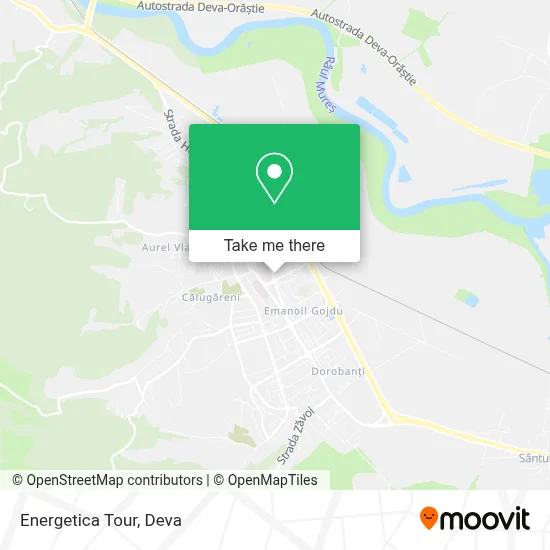 Energetica Tour map