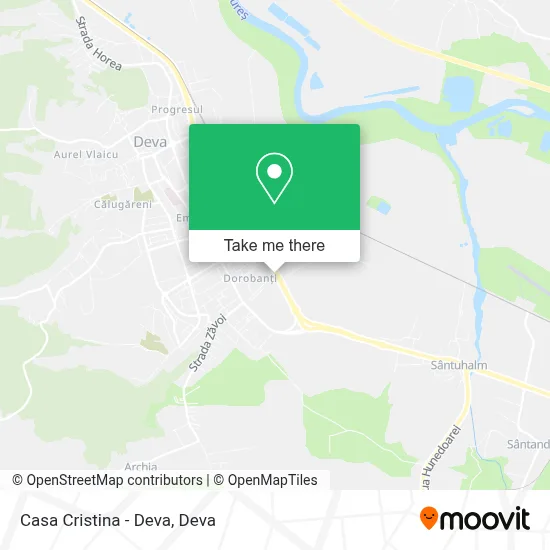 Casa Cristina - Deva map
