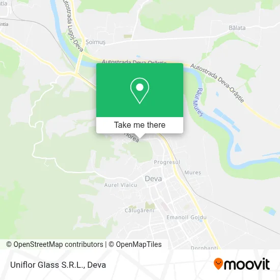 Uniflor Glass S.R.L. map