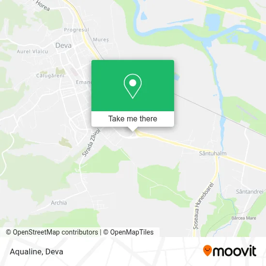 Aqualine map