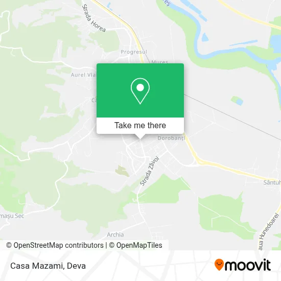 Casa Mazami map