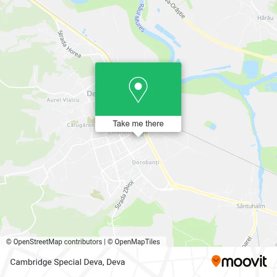 Cambridge Special Deva map