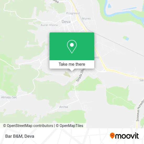Bar  B&M map
