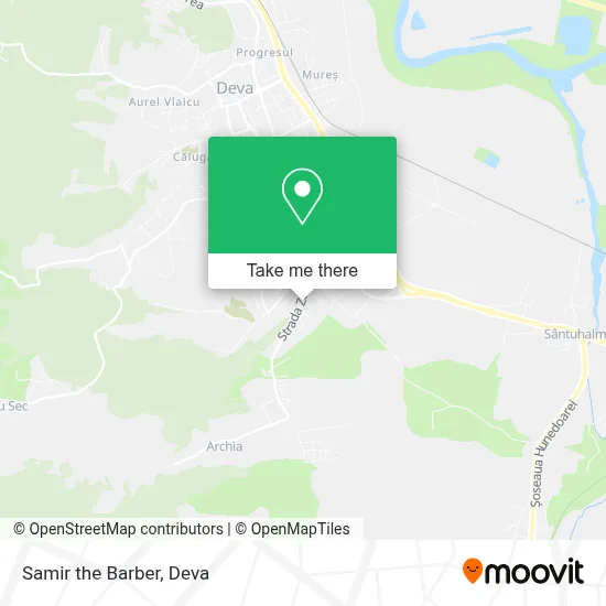 Samir the Barber map