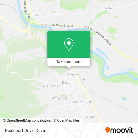 Realsport Deva map