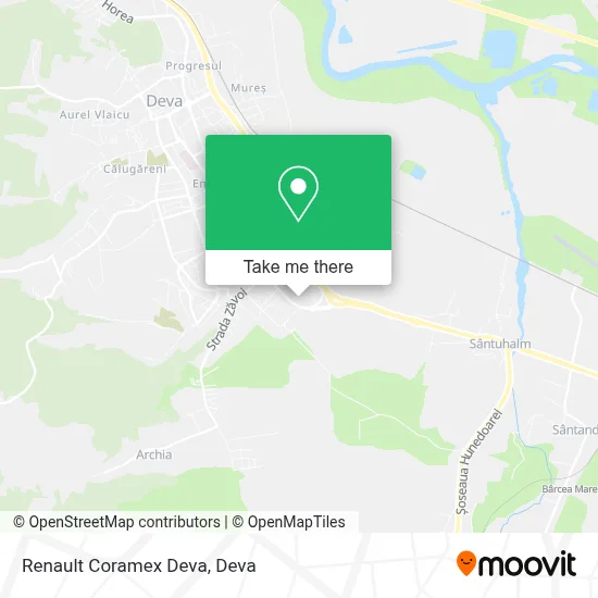 Renault Coramex Deva map