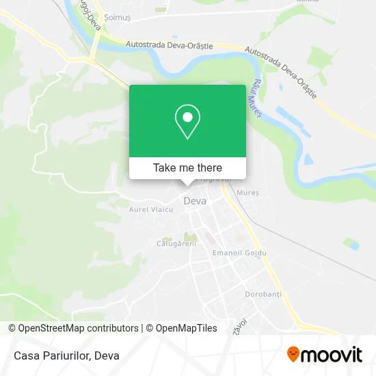 Casa Pariurilor map