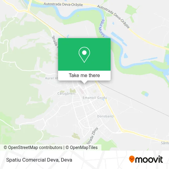 Spatiu Comercial Deva map