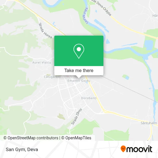 San Gym map