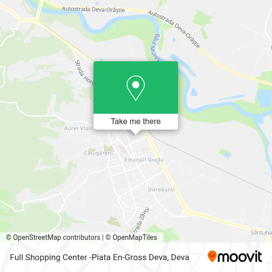 Full Shopping Center -Piata En-Gross Deva map