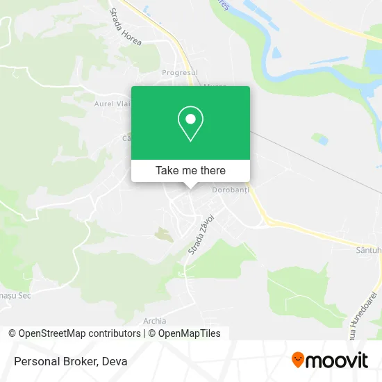 Personal Broker map