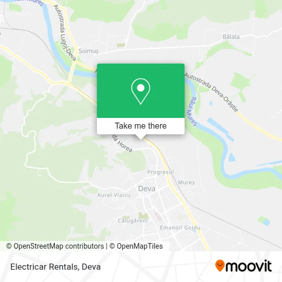 Electricar Rentals map
